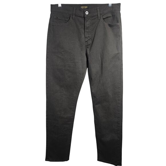 Flint and Tinder Straight Fit Charcoal Gray 5-Pocket Jeans Size 31x32 - Picture 1 of 11